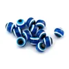 1000Pcs Royal Blue Resin Kabbalah Evil Eye Ball Round Spacer Beads For Jewelry Making Bracelet Necklace DIY Accessories D-109