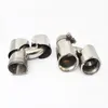 2 PCS Car Styling Muffler H Shape Exhaust Tail Pipe For BMW 6 Series 640li To Modify M6 Stainless Steel Back System
