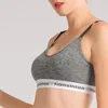 Sous-vêtements de sport pour femmes, Anti-Vibation, façonnant, Push-up, beauté du dos, lettres, soutien-gorge d'entraînement, tenue de gilet de Yoga