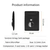 Portefeuilles yambuto men039s portefeuille RFID Air Tag Holster Clip de carte de visite adaptée à 5 cartes2469589