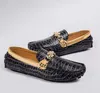 High Quality Soft Mens Loafers Handmade Casual Shoes Moccasins For Men Split Leather Flat Shoe Big size 38-48