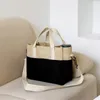 Messenger Bags One Shoulder Handbag Casual Temperament Simple Cotton Daily Bag Large Capacity Satchel