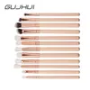 Makeup Brushes GUJHUI 12Pcs Tool Set Cosmetic Powder Eye Shadow Foundation Blush Blending Beauty Make Up Brush Drop Ship