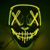 Halloweenowa maska ​​prowadzona światło na zabawne maski Rok wyborów oczyszczający wielki festiwal Cosplay Cosplay Mash Party Mask RRA43311203079