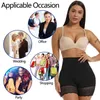 Femmes corps Shaper taille haute sécurité Shorts dentelle culotte ventre contrôle culottes sous-vêtements amincissants façonnage Boxer slips Shapewear