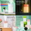 Mini Air Humidifier Diffuser Quiet Aroma Mist Maker Desk Night Light USB Humidifiers for Home Office Bedroom 360mL