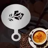 Ze stali nierdzewnej Coffee Mold Cafe Pianka Szablon Narzędzia Dekoracji Kawy Barista Szablony Coffee Cake Model drukowania