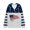 свитер с американскими флагами
