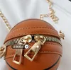 Nouveau designer de basket-ball mode Chain de Chaîne pour enfants Sac de messager épaule Girls Pourse5373253