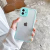 Transparent Shockproof Camera Protection Phone Cases For iPhone 11 12 Mini 13 Pro Max X XR 6 7 8 SE2020 Soft TPU 2 in 1 Case