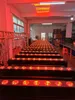 2ピース10x40W LED DMXビームDJステージ照明10目RGBW LEDの移動ヘッドバービームライト