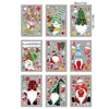 Muurstickers Venster Glas Paste Scène Versieren Sticker Decor Christmas Dwarf Elektrostatisch voor Woondecoratie Accessoires