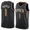 2020/21男性Chris 3 Paul Devin 1 Booker Ribio Rubio Charles 34 Barkley Deandre Ayton Black City The Valley Basketball Jersey