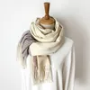 Новые зимние шарф -шарфы для женских шарфов для щетинового цвето
