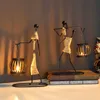 Romantic Candle Holders Home Decoration Abstract Character Sculpture Candlestick Miniature Figurines Handmade Art Gifts 210722