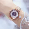 Mode cristal bracelet montre de luxe femmes montre à Quartz Date horloge femme dames montres relogio feminino