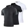 Golfkleding Hoge Kwaliteit Zakelijk Golfshirt Heren T-shirt Sportkleding Top Golfshirt Veer Jersey Fitnesskleding 220312