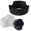 Lens Hood Black ABS 10PCS EW-63C för Canon EF-S 18-55mm F / 3,5-5,6 är STM 58mm kameraprotor