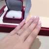 DESINGERS Ring Bull Head Diamond Moisanite Ring Sparkling Women's Wedding Version Luxurys Anneaux Lady Silver Bone Men et WOM233K