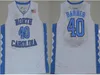 NCAA Basketbal Jerseys North Carolina Tar Heels Michael College 5 Nassir Little Carter 32 Luke Maye Barnes Vince UNC Blue Black White