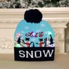 LED Funny Christmas Hat Hat Rodty Light-Up colorido Feio de Feanie de malha de natal FY4946 0502