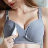 SexyWG Nursing Bras andningsbar Supportive Plus Storlek Bomull Föräldrar Nursing Bra Graviditetskläder Förhindra Sjukt Amning Y0925