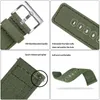 Watch Bands BEAFIRY Canvas Band 18mm 20mm 22mm Quick Release Nylon Straps Watchbands Sports For Huawei Black Blue Green2766