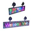 12V Car Sign Effect 50CM 75CM 99CM 113CM RGB FullColor Programmable Rolling Information LED Display Panel for Store Advertising1047403