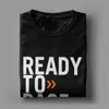 Swag T-shirt da uomo Ready To Race T-shirt con stampa Taglie forti Novità Top Enduro Cross Motocross Bitume Bike Life Tees Abbigliamento in cotone Y220214