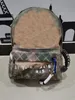 Klassieke graffiti -rugzakken Sport Leisure Men en Dames canvas camouflage bucket Bag grote capaciteit schooltas tassen rugzak handba187h