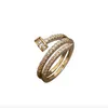 2021 Nouveaux anneaux d'ouverture en spirale en métal classique pour femme, bijoux de mode coréenne, filles de mariage, ensemble de doigts luxueux, accessoires X1858855