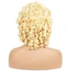 Syntetyczne peruki Tinashe Beauty Short 14 "Białe 613 Blond włosy bob peruka luźna fala sprężysta carl cosplay dla kobiet z grzywką tobi22