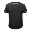 야구 유니폼 남자 스트라이프 짧은 소매 거리 셔츠 검은 흰색 스포츠 셔츠 AD706