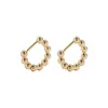 Hoop & Huggie Women CZ Zircon Round Small Earrings Trendy Circle Cartilage Hoops Gold Female Fashion Jewelry 2022