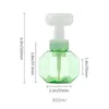 Liquid Soap Dispenser Bottle Foaming Lotions Refillable Portable Flower Pump Head Shampoo Cosmetic Empty 300ML For Bathroom