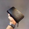 Männer Langstile Brieftaschen getäfter Stachel Clutch Bags Damen Patent Real Leder gemischte Farbe Nieten Party Clutches Lady Geldbörsen mit Spikes