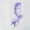 Sports Printed Dye Socks Mężczyznę Kobiety Długie kolano Skarpetka High Crew z tagami drukująca bawełniana moda streetstyle2358583