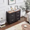 2022 Living Room Furniture 5 Drawer Dresser Storage Organizer Fabric Unit Easy Pull Bins with Steel Frame Wood Top Closets for Entryway Hallway Bedroom