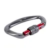 4pcs imbracature per moschettone professionali 25KN D Shape Climb Buckle Safety Lock Accessori per attrezzature da arrampicata all'aperto 633 Z2