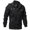 Groothandel Designer Mannen Militaire Pilot Jassen Bomber Katoenen Jas Tactische Leger Hooded Jas Mannelijke Luchtmacht Vlucht Jas Plus Size M