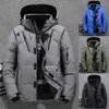 Winter Down Coat Great Cardigan Fickor Zipper Vinterjacka för hem Vinter Jacka Coat G1115