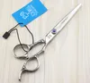 Barber Joowell 60 inch Silver Hair Cutting Dunning Hair Scissors met edelsteen op pruimenbloesemhandgreep7937647