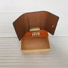 Porte-clés en cuir véritable de qualité supérieure Vieille fleur célèbre designer classique femmes 6 porte-clés porte-monnaie de luxe porte-cartes pour hommes Hasp imitation portefeuille porte-clés 62630