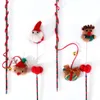 Cat Toys Christmas Toy Interactive Feather Bell Teaser Stick Wand Funny Pet Indoor Plush Accessories187h