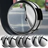 2pcs Suction Cup Car Blind Spot Mirror Auto 360 Adjustable Parking Driving Auxiliary Wide Angle Rearview Round Convex Mirrors