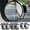 2 pièces ventouse voiture angle mort miroir Auto 360 réglable stationnement conduite auxiliaire grand Angle rétroviseur rond convexe miroirs