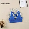 Salspor Seabless Sports الدعاوى 2 قطعة مجموعة النساء الرياضية رياضة الملابس المضادة السيلوليت عالية الخصر طماق جيوب اللياقة برأس 211204