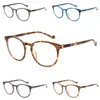 Solglasögon läser glasögon mode läsare vår gångjärn med mönster print glasögon för kvinnor / män