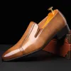 Nouvelle tendance brillant pointu Patchwork mariage Oxford chaussures en cuir hommes mocassins décontractés affaires robe formelle chaussures Zapatos Hombre