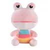 24cm Green Pink Plush Toys Frog Dolls Stuffed Animals Soft Cute Toy High quality Kids Birthday Gifts Home Decor